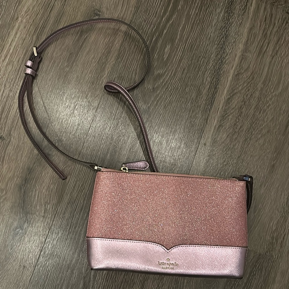 Pink sparkly purse